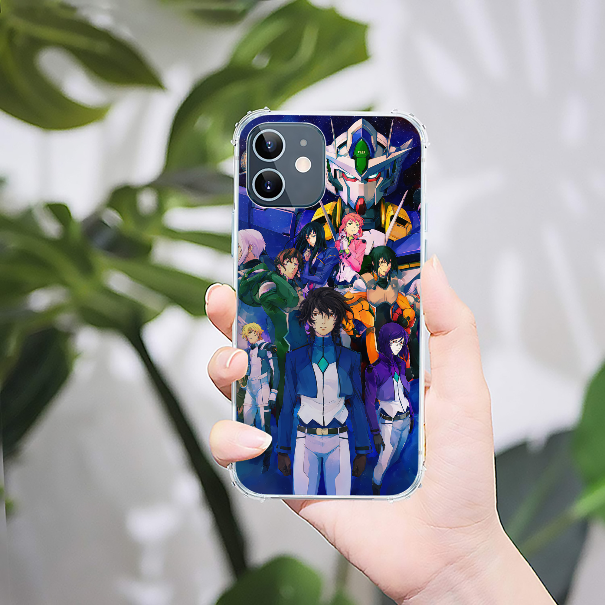 （画像用） 機動戦士ガンダム Mobile Suit Gundam 【iPhone 12シリーズ対応】透明スマホケース（クリアソフトケース）